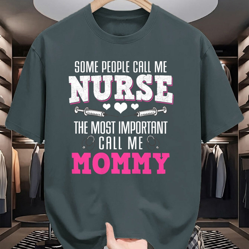 Funny Nurse Shirt, Nurse Unisex T-Shirt/Hoodie/Sweatshirt HLT00 - Proud Nurse And Loving Mommy Best Mom Hero Mother's Day Gift T-Shirt