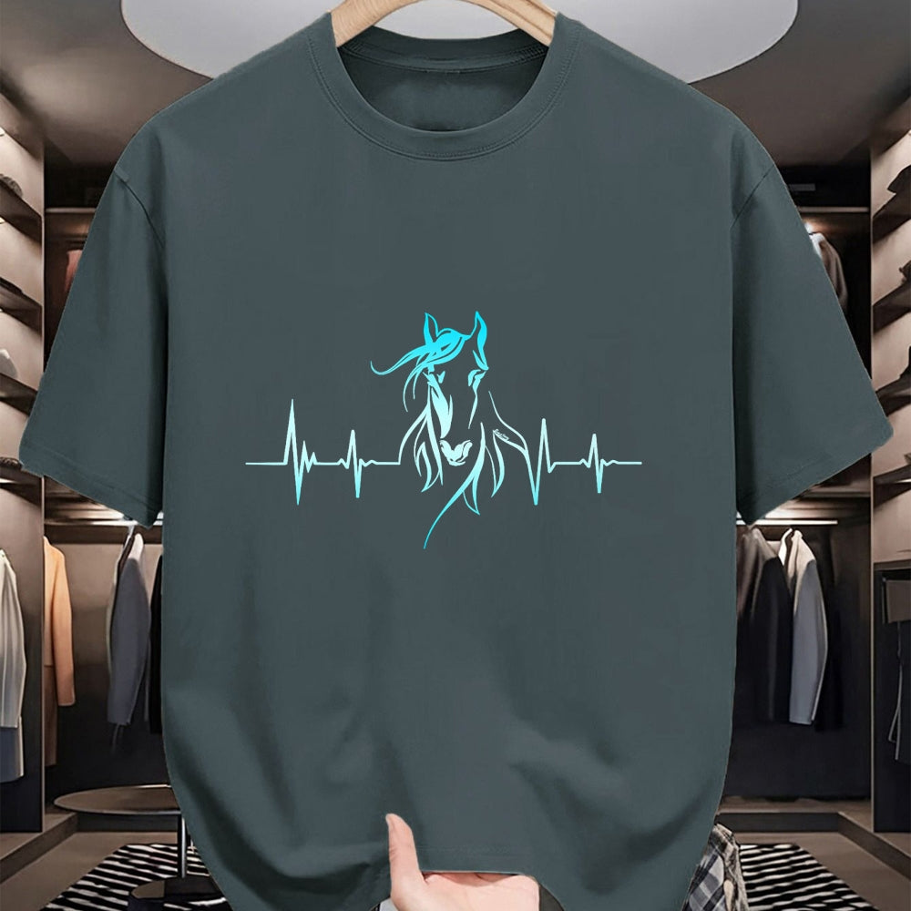 Best Horse Lover Shirt , Funny Horse UnisexT-Shirt/Hoodie/Sweatshirt HLT00 - Horse Heartbeat for Women Girls Teens Horseback Lover Riding T-Shirt