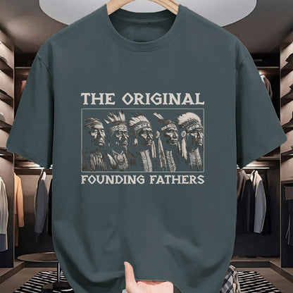 Native American T-Shirts, Vintage Native American Unisex T-Shirt/Hoodie/Sweatshirt HLT00 - The Original Founding Fathers Vintage Native American Indian