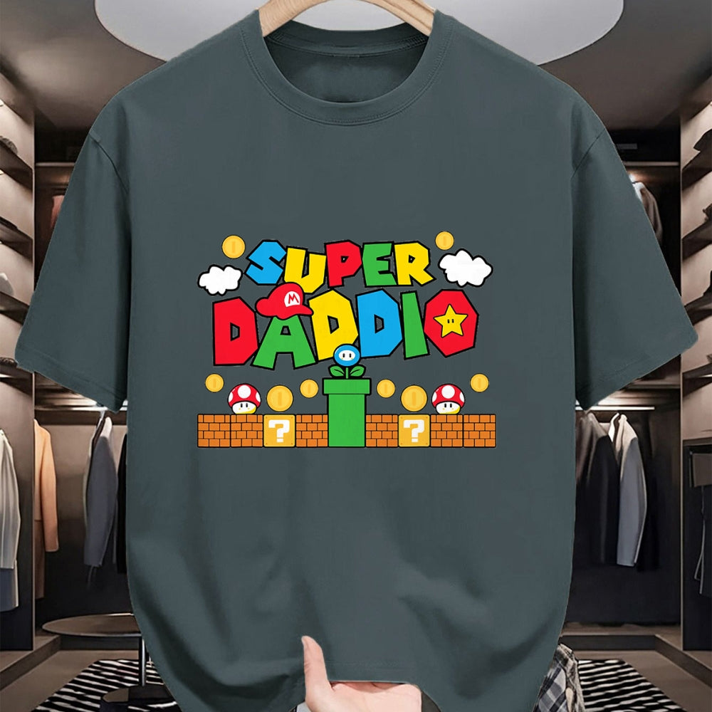 Gift for Dad Shirt, Funny Dad Unisex T-Shirt/Hoodie/Sweatshirt HLT00 – Super Daddy - Father_s Day Shirt Gift - Father_s Day Gift T-Shirt
