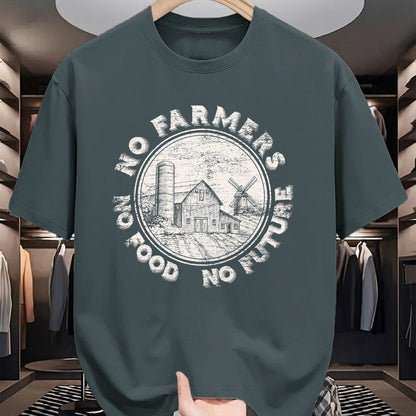 Best Farmer Life Shirt, Funny Farmer UnisexT-Shirt/Hoodie/Sweatshirt HLT00 - No Farmers No Food No Future T-Shirt Small