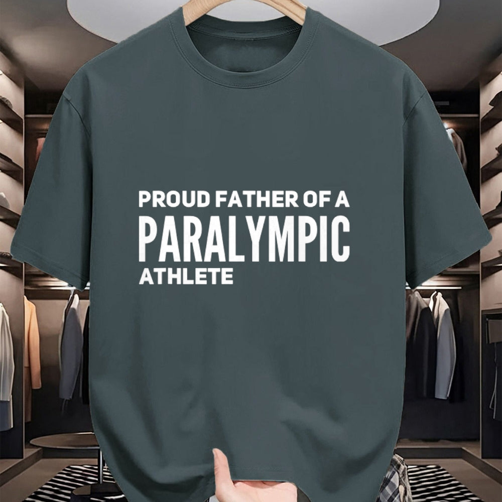 Gift for Dad Shirt, Funny Dad Unisex T-Shirt/Hoodie/Sweatshirt HLT00 – Mens Proud Father of a Paralympic Athlete T-Shirt
