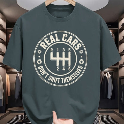 Best Mechanic Life Shirt, Funny Mechanic UnisexT-Shirt/Hoodie/Sweatshirt HLT00 - Real Cars Dont Shift Themselves Automotive Mechanic T-Shirt