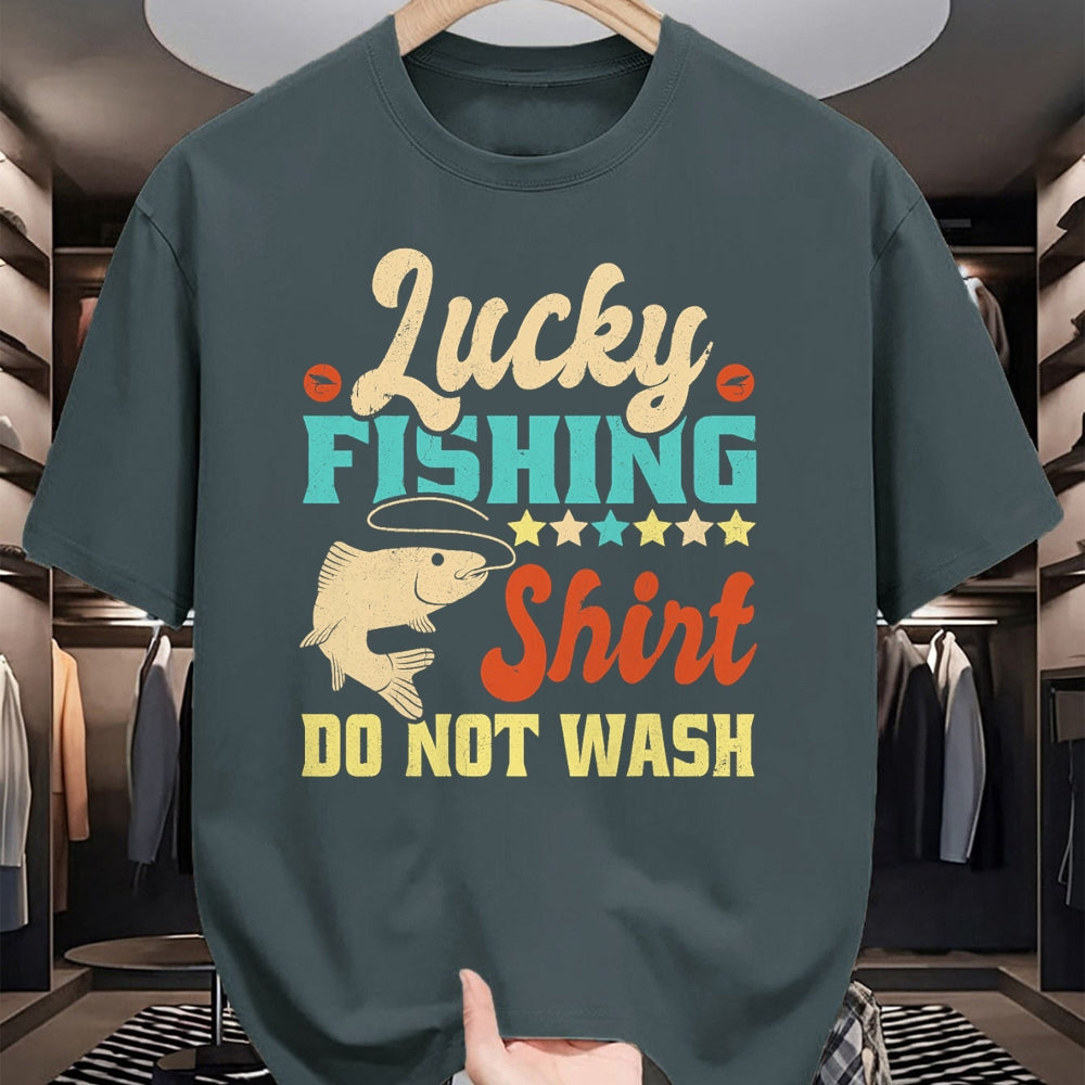 Gift for Dad Shirt, Funny Dad Unisex T-Shirt/Hoodie/Sweatshirt HLT00 – Funny My Lucky Fishing Shirt For Men Women Dad T-Shirt