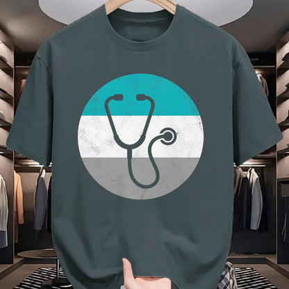 Best Doctor Shirt, Funny Doctor UnisexT-Shirt/Hoodie/Sweatshirt HLT00 - Stethoscope Retro Doctor Gift for Men Women Boys & Girls T-Shirt