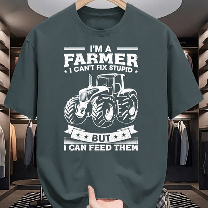 Best Farmer Life Shirt, Funny Farmer UnisexT-Shirt/Hoodie/Sweatshirt HLT00 - Funny Farming Tractor I'm A Farmer I Feed People T-Shirt
