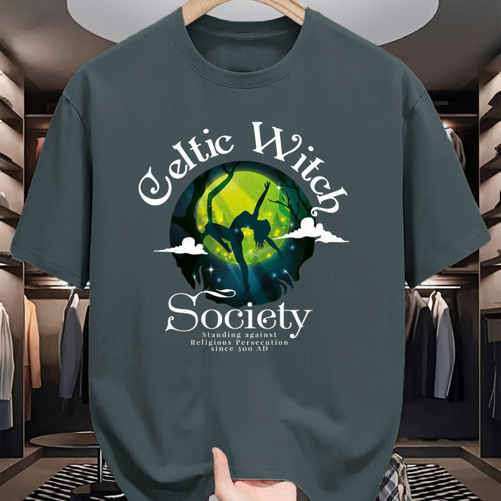 Gift for Dad Shirt, Funny Dad Unisex T-Shirt/Hoodie/Sweatshirt HLT00 – Celtic Witch Society Quote Since 300 aD T-Shirt