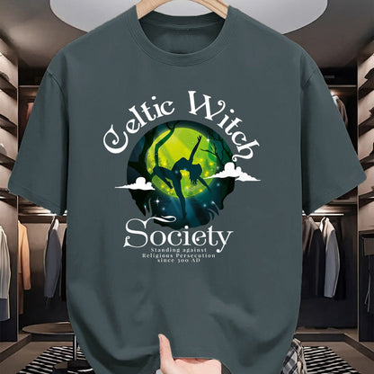 Gift for Dad Shirt, Funny Dad Unisex T-Shirt/Hoodie/Sweatshirt HLT00 – Celtic Witch Society Quote Since 300 aD T-Shirt