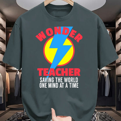 Best Teacher Shirt, Funny Teacher UnisexT-Shirt/Hoodie/Sweatshirt HLT00 - Wonder Teacher Costume Shirt  Teacher Halloween Costume Tee T-Shirt