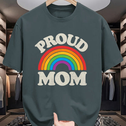 Gift for Mom Shirt, Funny Mom Unisex T-Shirt/Hoodie/Sweatshirt HLT00 - LGBTQ Proud Mom Gay Pride LGBT Ally Rainbow Mothers Day T-Shirt