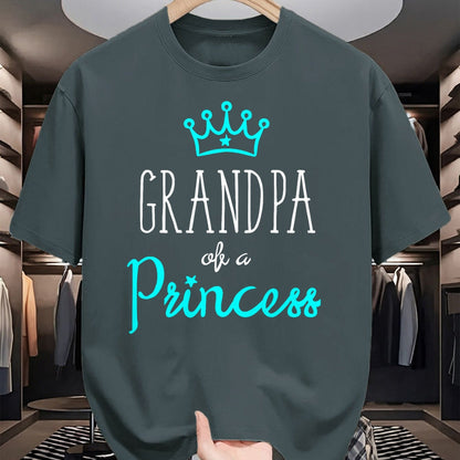 Best Grandpa Shirt, Proud Grandpa Unisex T-Shirt/Hoodie/Sweatshirt HLT00 - Grandpa Granddaughter Shirts Matching Set King and Princess T-Shirt