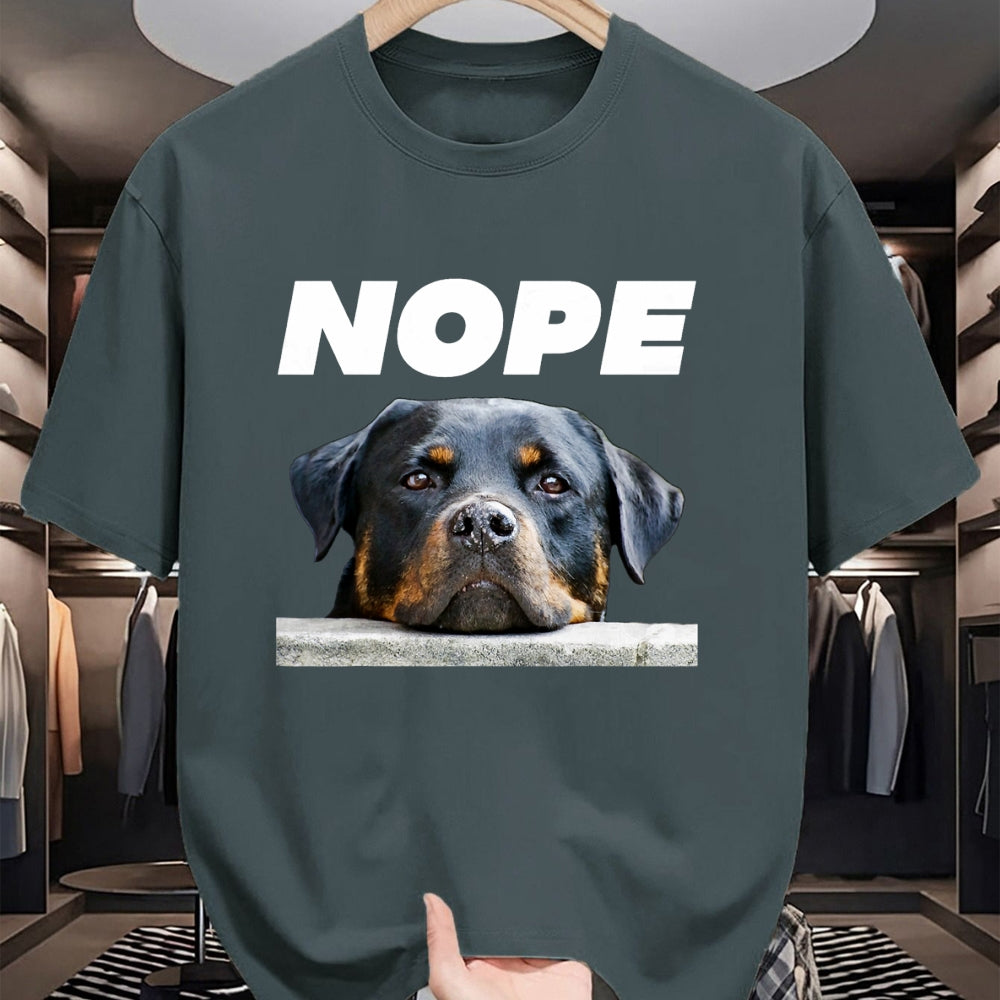 Dog Love Shirt, Dog Lover Gift T-Shirt/Hoodie/Sweatshirt HLT00 - Rotweiller Nope Rottie Face Not Today Love My Rottweiler Dog T-Shirt