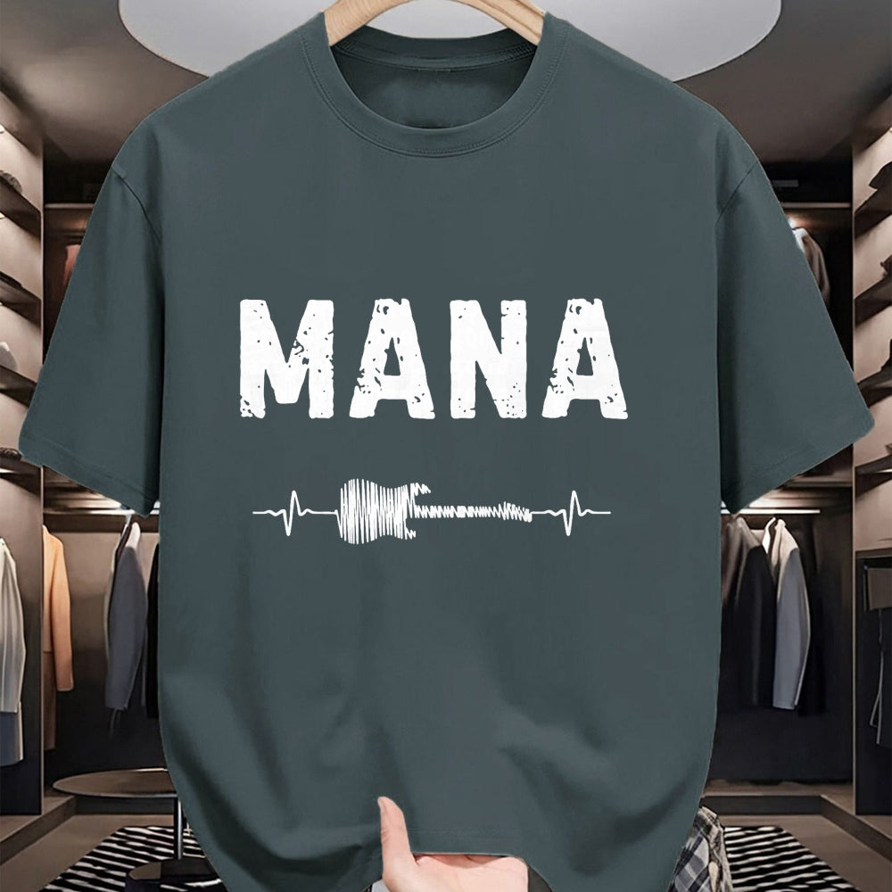 Guitar Lover Shirt, Funny Guitar UnisexT-Shirt/Hoodie/Sweatshirt HLT00 - Mana Guitar Heartbeat Music Guitarist Retro Vintage T-Shirt