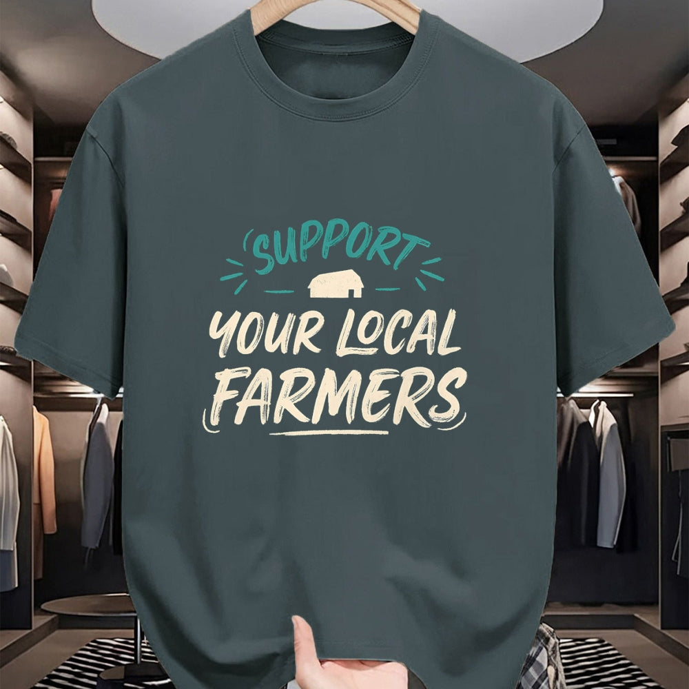 Best Farmer Life Shirt, Funny Farmer UnisexT-Shirt/Hoodie/Sweatshirt HLT00 - Support Your Local Farmers Farm Fresh Farmer Market Gift T-Shirt