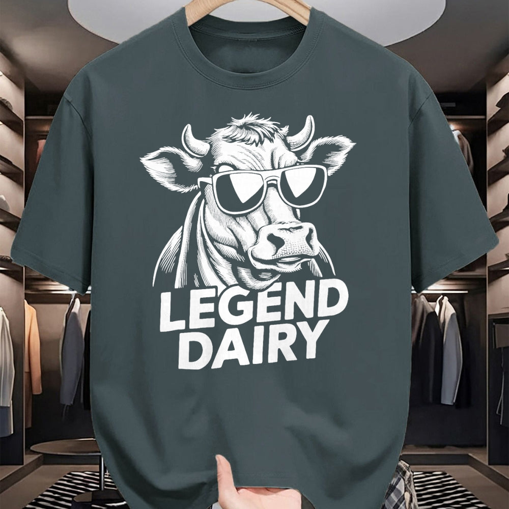 Best Farmer Life Shirt, Funny Farmer UnisexT-Shirt/Hoodie/Sweatshirt HLT00 - Legend Dairy Funny Farm Animal Cow Sunglass Farmer Farming T-Shirt