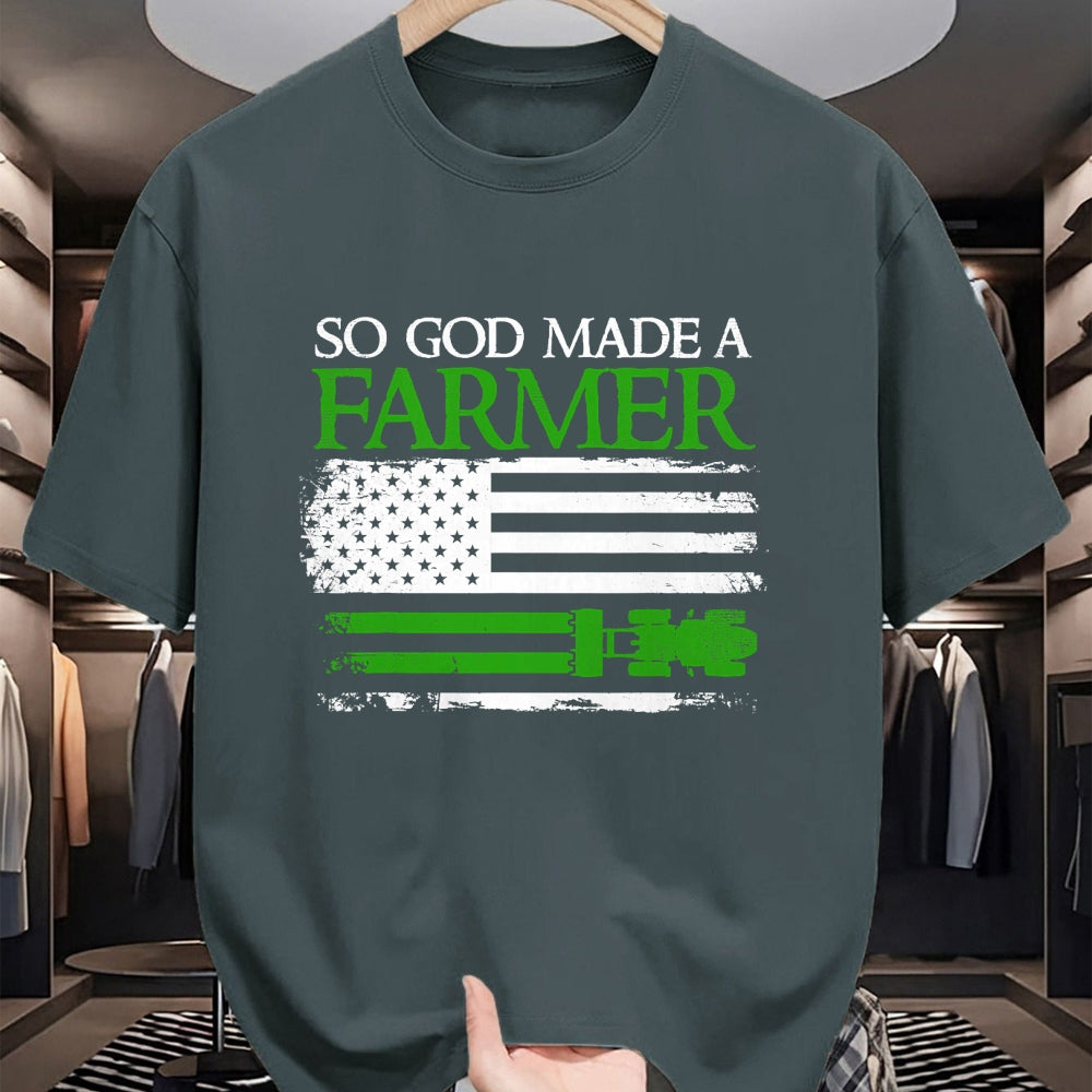Best Farmer Life Shirt, Funny Farmer UnisexT-Shirt/Hoodie/Sweatshirt HLT00 - So God Made A Farmer, Farming Farmer T-Shirt