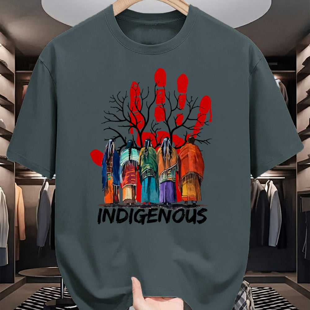 Native American T-Shirts, Vintage Native American Unisex T-Shirt/Hoodie/Sweatshirt HLT00 - Native American Indigenous People Stop MMIW