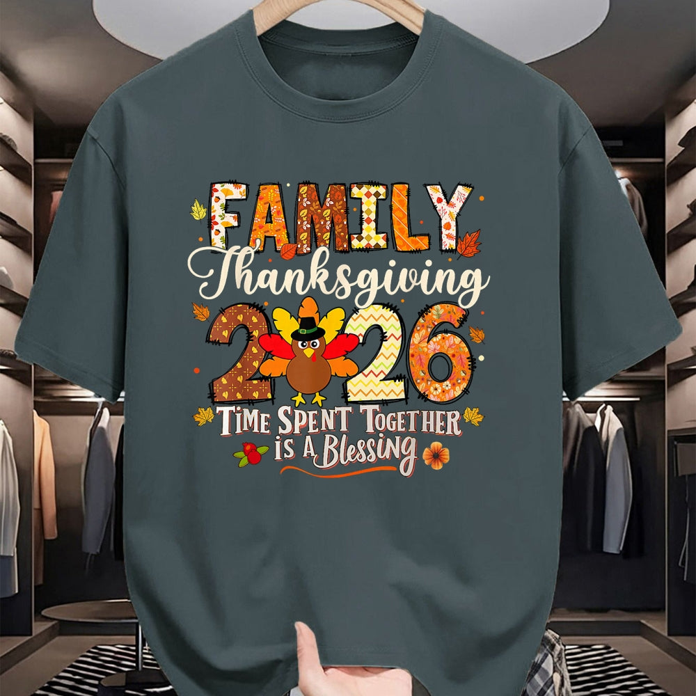 Best Thanksgiving Family Shirt , Funny Thanksgiving UnisexT-Shirt/Hoodie/Sweatshirt HLT00 - Family Thanksgiving 2026 Thanksgiving Crew Matching Group T-Shirt (1)