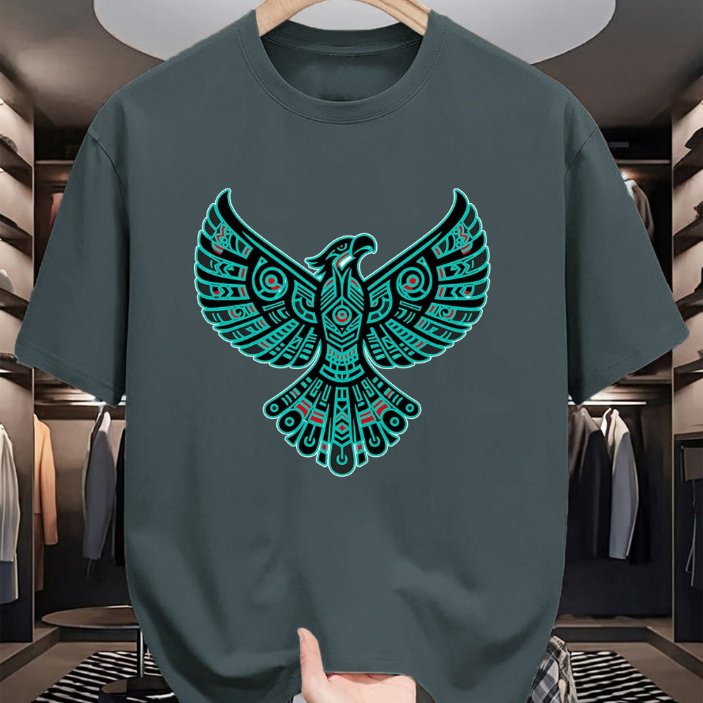 Native American T-Shirts, Vintage Native American Unisex T-Shirt/Hoodie/Sweatshirt HLT00 - Thunderbird Native American Tribal Art (1)