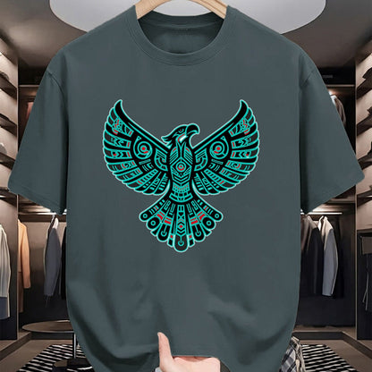Native American T-Shirts, Vintage Native American Unisex T-Shirt/Hoodie/Sweatshirt HLT00 - Thunderbird Native American Tribal Art (1)