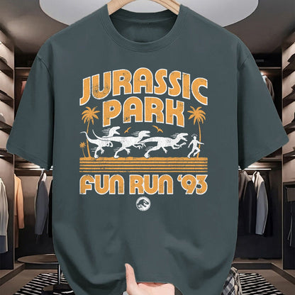 Best Dinosaur Lover Shirt, Funny Dinosaur UnisexT-Shirt/Hoodie/Sweatshirt HLT00 - Jurassic Park Fun Run _93 T-Shirt