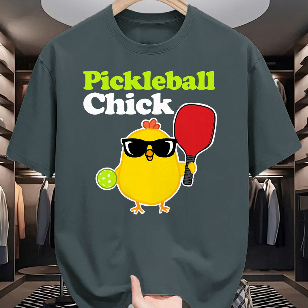 Funny Pickleball Shirt, Pickleball Lover Unisex T-Shirt/Hoodie/Sweatshirt HLT00 - Pickleball Chick T-Shirt