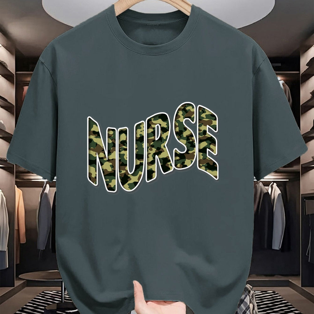 Funny Nurse Shirt, Nurse Unisex T-Shirt/Hoodie/Sweatshirt HLT00 - Nurses Camouflage Nurse T-Shirt