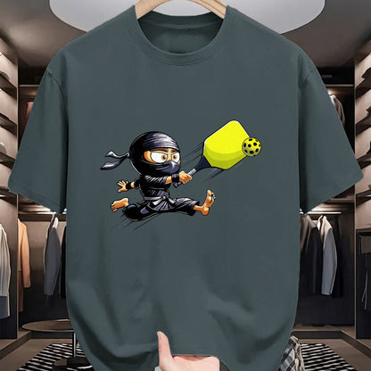 Funny Pickleball Shirt, Pickleball Lover Unisex T-Shirt/Hoodie/Sweatshirt HLT00 - Pickleball Player Ninja T-Shirt