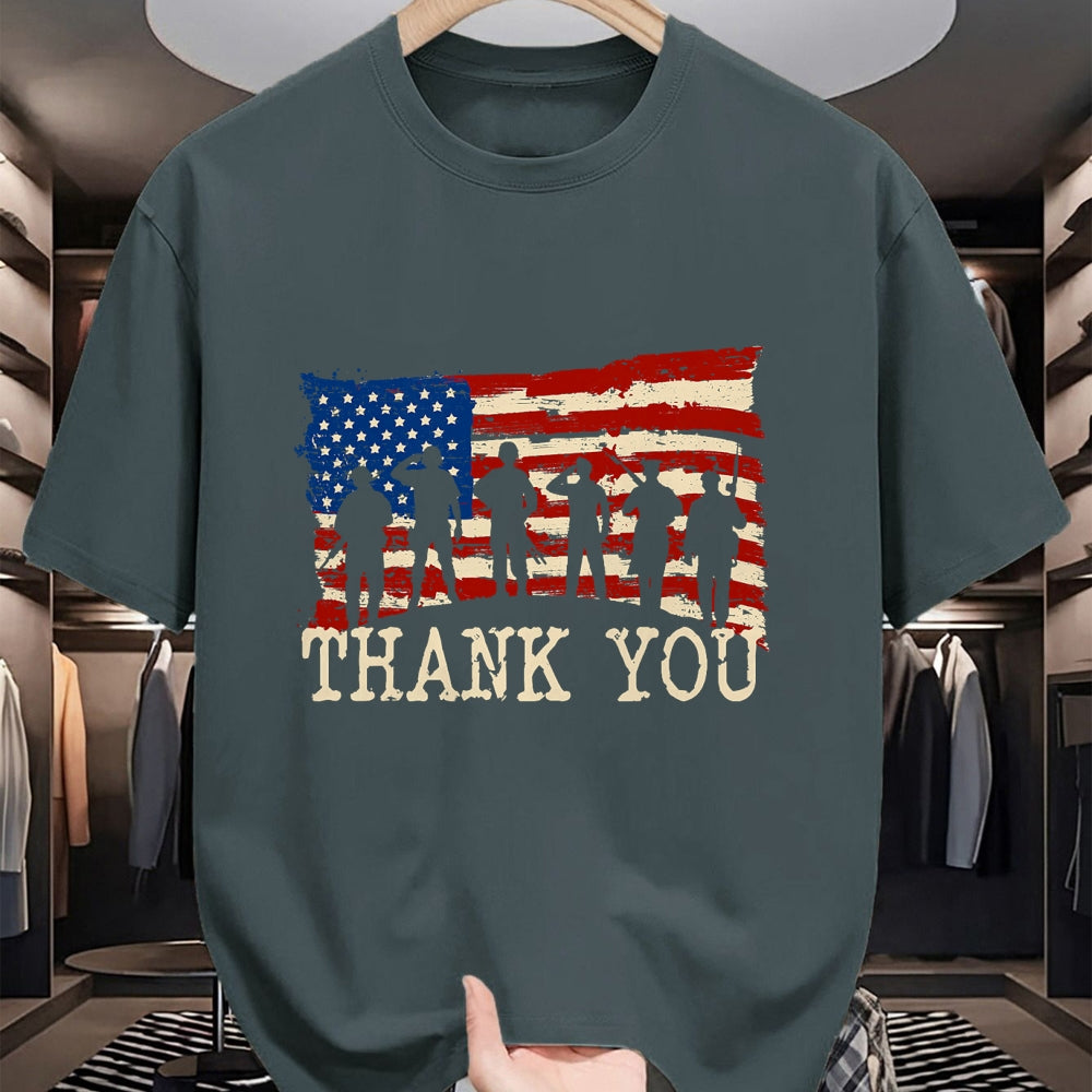 Proud Veteran Shirt, Funny Veteran UnisexT-Shirt/Hoodie/Sweatshirt HLT00 - American Flag Thank You Veterans Proud Veteran T-Shirt