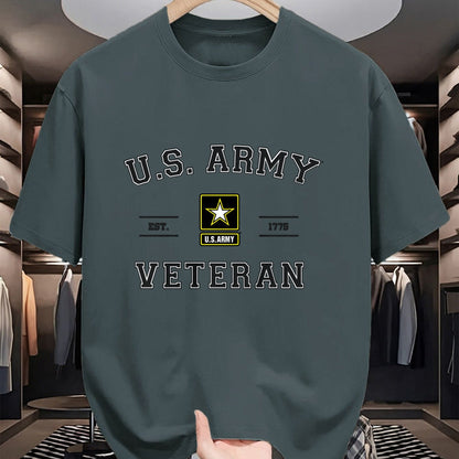 Proud Veteran Shirt, Funny Veteran UnisexT-Shirt/Hoodie/Sweatshirt HLT00 - Mens U.S. Army Veteran Performance T-Shirt