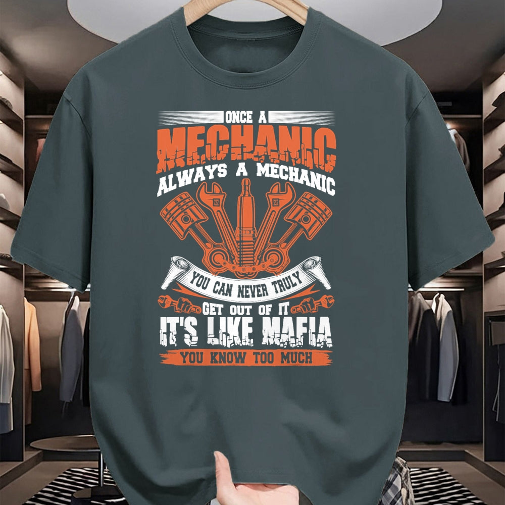 Best Mechanic Life Shirt, Funny Mechanic UnisexT-Shirt/Hoodie/Sweatshirt HLT00 - Funny Craftsman Tee Once A Mechanic Always A Mechanic Mafia T-Shirt