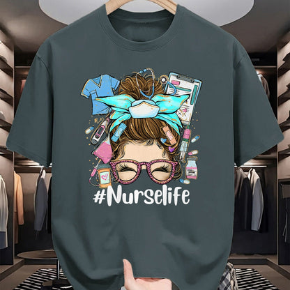 Funny Nurse Shirt, Nurse Unisex T-Shirt/Hoodie/Sweatshirt HLT00 - Funny NurseLife Nurse T-Shirt