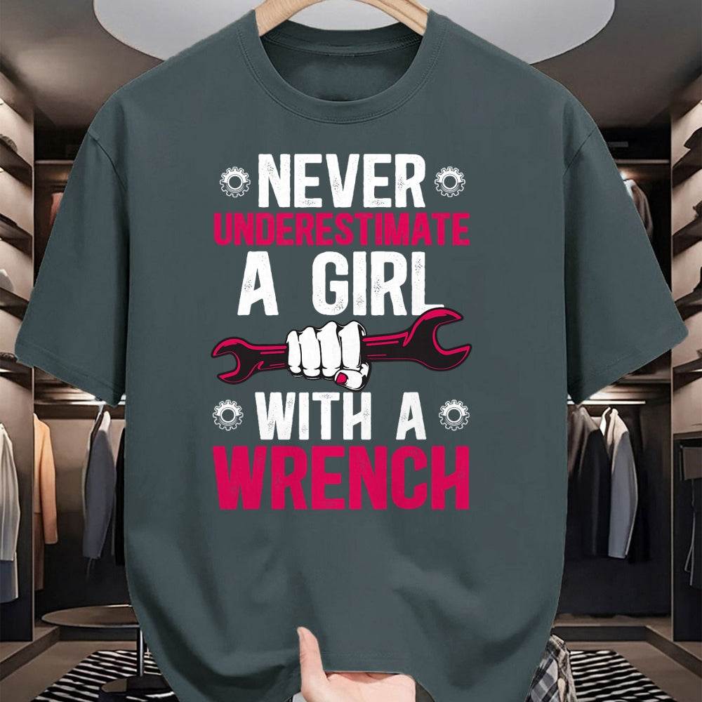 Best Mechanic Life Shirt, Funny Mechanic UnisexT-Shirt/Hoodie/Sweatshirt HLT00 - Girl with A Wrench Female Mechanic Women Mechanics Girl T-Shirt