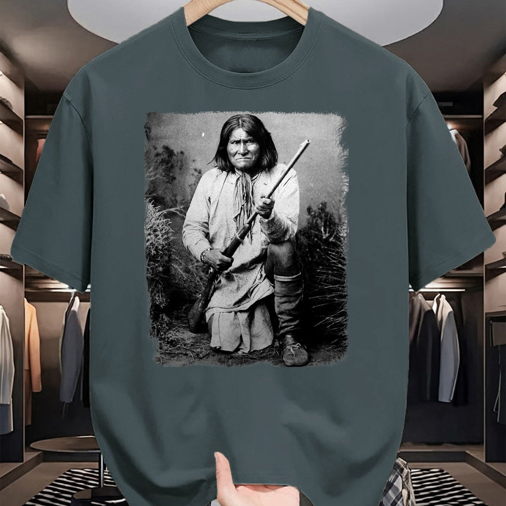 Native American T-Shirts, Vintage Native American Unisex T-Shirt/Hoodie/Sweatshirt HLT00 - Geronimo t Warrior Native American