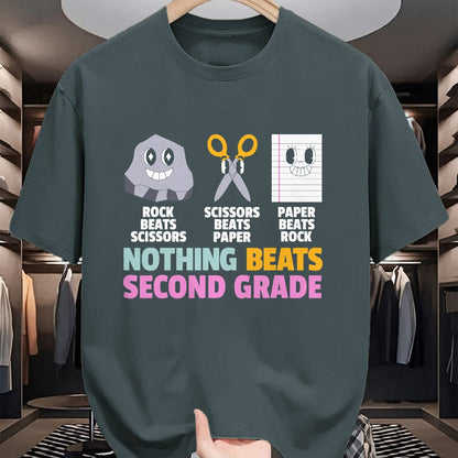 Best Teacher Shirt, Funny Teacher UnisexT-Shirt/Hoodie/Sweatshirt HLT00 - Nothing Beats 2nd Second Grade Back to School Teacher Kids T-Shirt