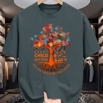 Native American T-Shirts, Vintage Native American Unisex T-Shirt/Hoodie/Sweatshirt HLT00 - Orange Unity Day Native American Every Child