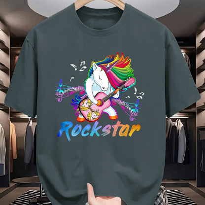 Guitar Lover Shirt, Funny Guitar UnisexT-Shirt/Hoodie/Sweatshirt HLT00 - Unicorn Rock Star Guitar Rockin_ Music Singer T-Shirt