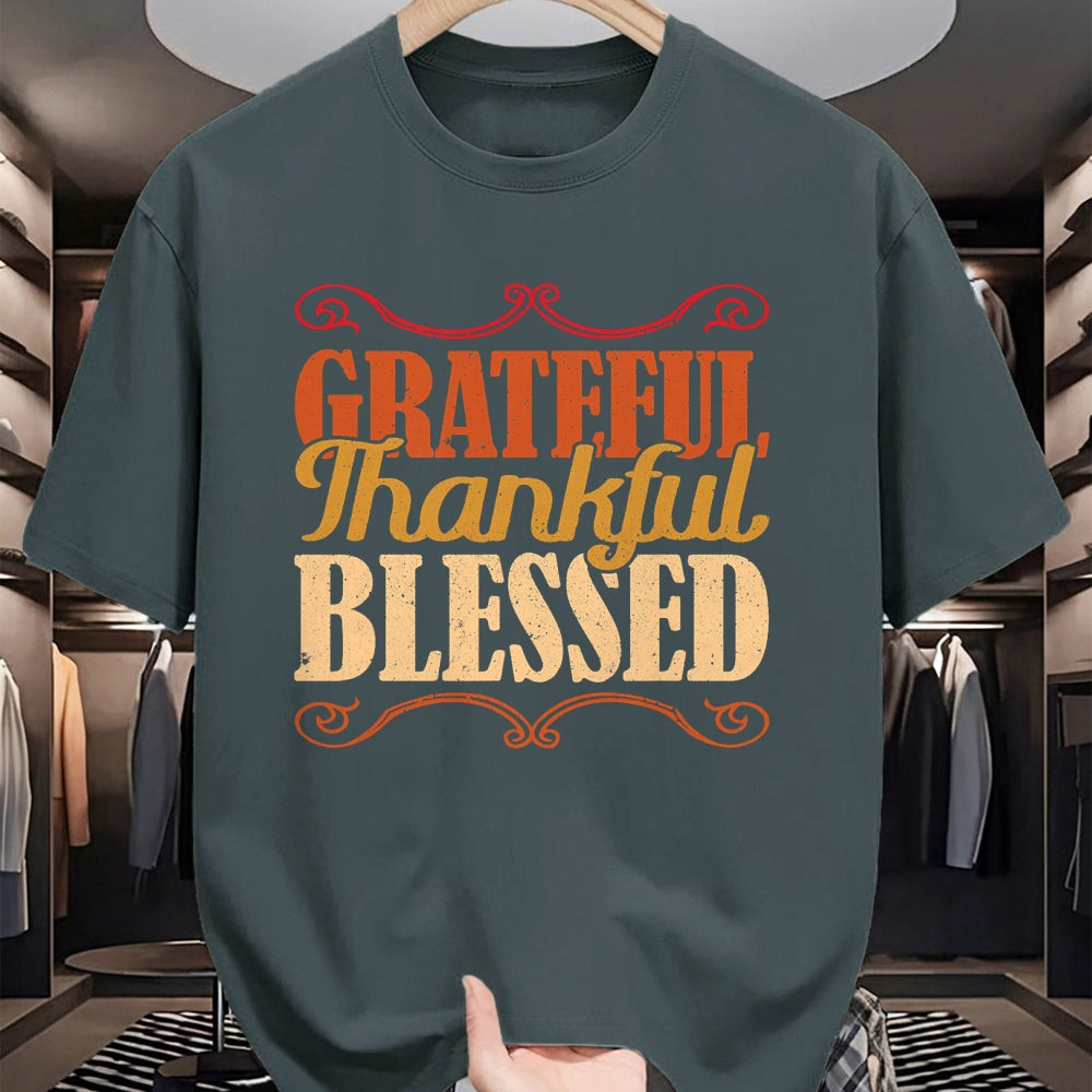 Best Thanksgiving Family Shirt , Funny Thanksgiving UnisexT-Shirt/Hoodie/Sweatshirt HLT00 - Grateful Thankful Blessed Thanksgiving T-Shirt