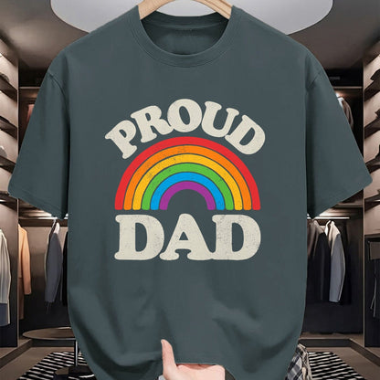 Gift for Dad Shirt, Funny Dad Unisex T-Shirt/Hoodie/Sweatshirt HLT00 – LGBTQ Proud Dad Gay Pride LGBT Ally Rainbow Father_s Day T-Shirt