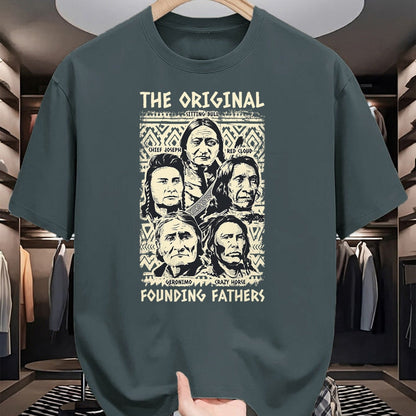 Native American T-Shirts, Vintage Native American Unisex T-Shirt/Hoodie/Sweatshirt HLT00 - Original Founding Fathers Native American Tribe