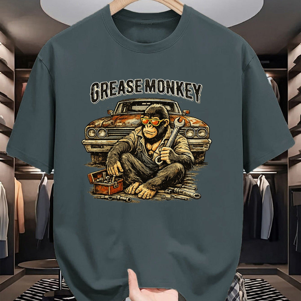 Best Mechanic Life Shirt, Funny Mechanic UnisexT-Shirt/Hoodie/Sweatshirt HLT00 - Greasemonkey Gorilla Retro Mechanic Garage Monkey T-Shirt
