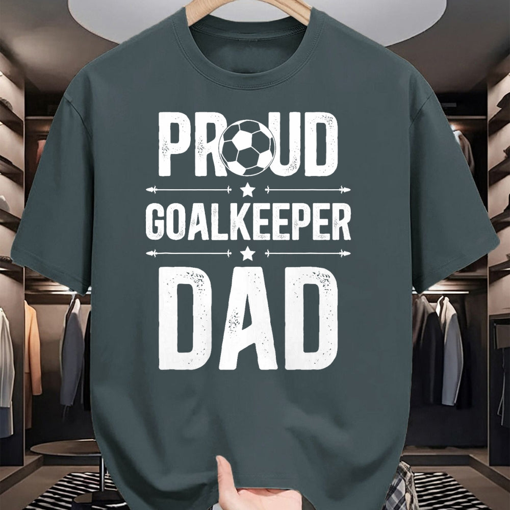 Gift for Dad Shirt, Funny Dad Unisex T-Shirt/Hoodie/Sweatshirt HLT00 – Proud Soccer Goalkeeper Dad Of A Soccer Goalie Father T-Shirt