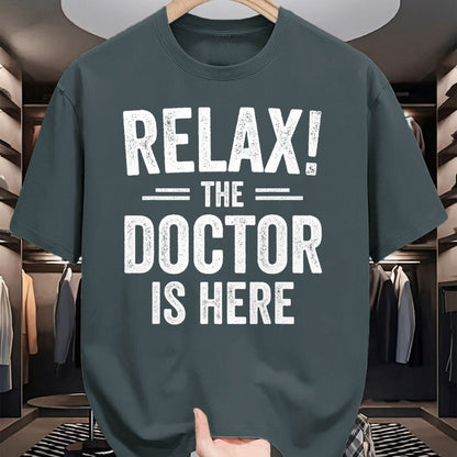 Best Doctor Shirt, Funny Doctor UnisexT-Shirt/Hoodie/Sweatshirt HLT00 - Relax The Doctor is Here T-Shirt