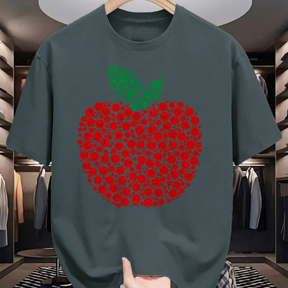 Best Teacher Shirt, Funny Teacher UnisexT-Shirt/Hoodie/Sweatshirt HLT00 - Apple Dot Pattern Art Teacher Appreciation Men Women Humor T-Shirt