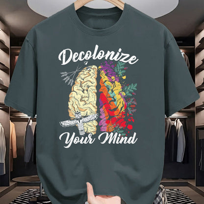Native American T-Shirts, Vintage Native American Unisex T-Shirt/Hoodie/Sweatshirt HLT00 - Decolonize Your Mind Indigenous People Native American