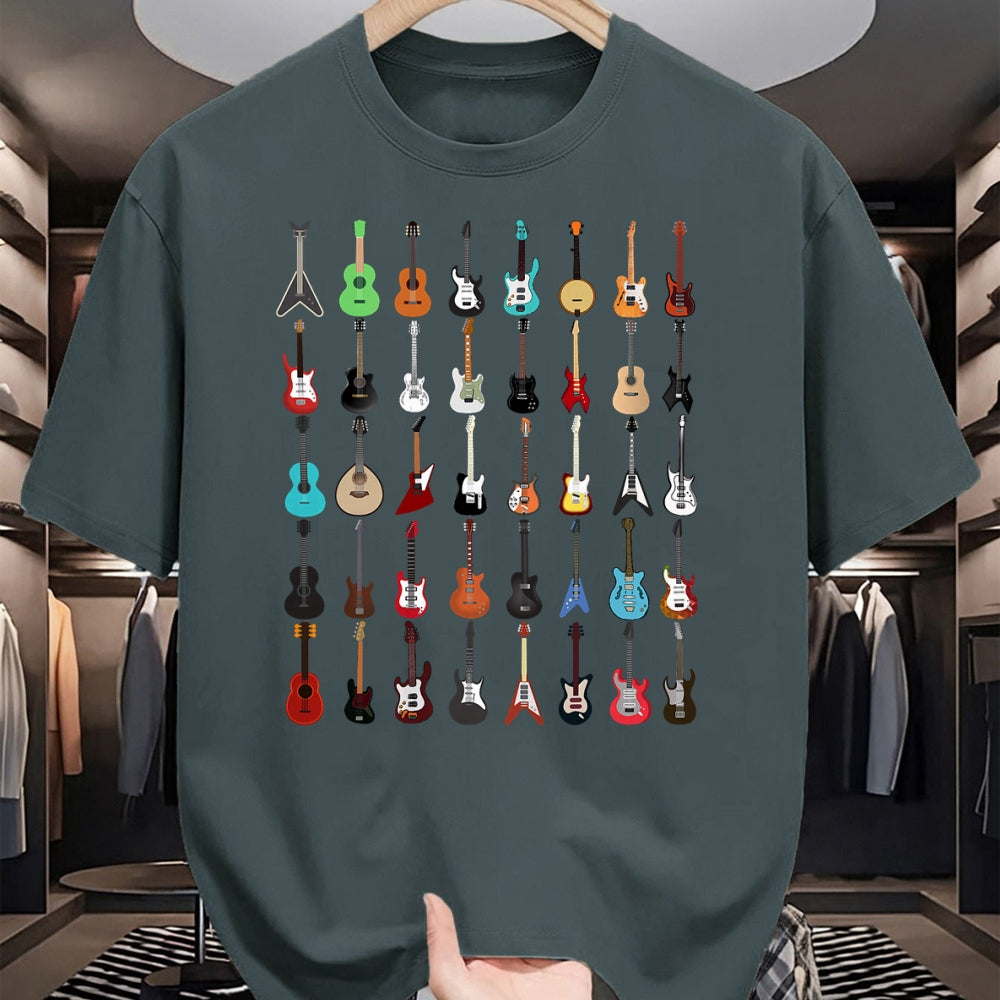 Guitar Lover Shirt, Funny Guitar UnisexT-Shirt/Hoodie/Sweatshirt HLT00 - Guitar Musical Instrument T Shirt (Rock N Roll Tee) T-Shirt