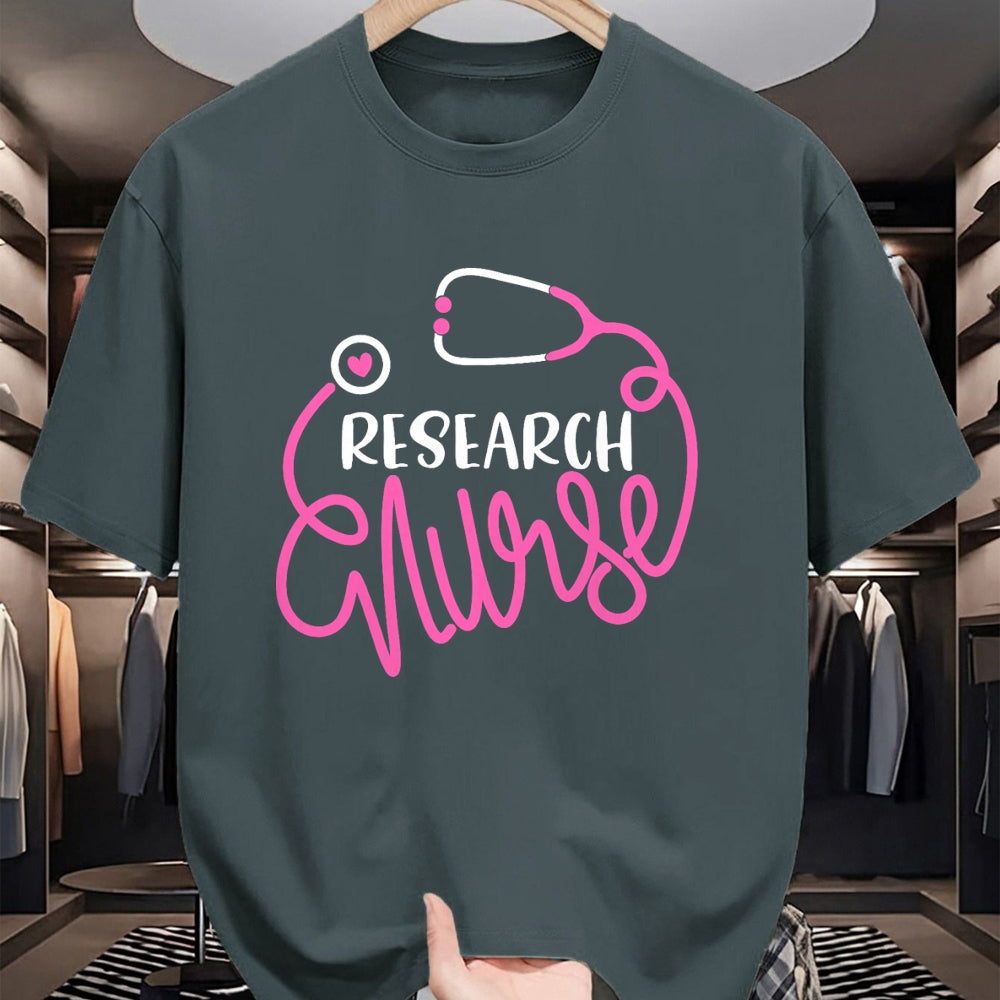 Funny Nurse Shirt, Nurse Unisex T-Shirt/Hoodie/Sweatshirt HLT00 - Research Nurse - RN Clinical Research Nursing Department T-Shirt