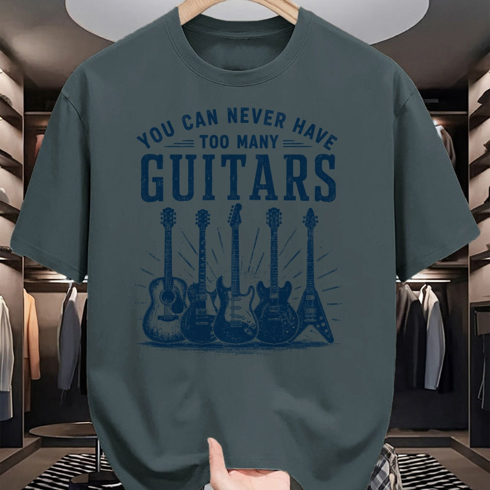 Guitar Lover Shirt, Funny Guitar UnisexT-Shirt/Hoodie/Sweatshirt HLT00 - You Can Never Have Too Many Guitars Funny Guitar Guitarist T-Shirt
