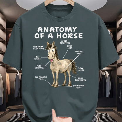 Best Horse Lover Shirt , Funny Horse UnisexT-Shirt/Hoodie/Sweatshirt HLT00 - Funny Horse Anatomy Equestrian Stable Life Humor T-Shirt
