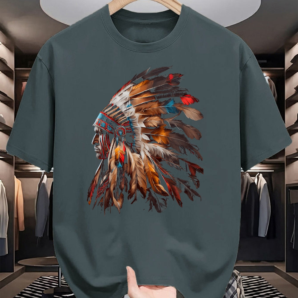 Native American T-Shirts, Vintage Native American Unisex T-Shirt/Hoodie/Sweatshirt HLT00 - Native American Indian Headdress Graphic Tees Men Women